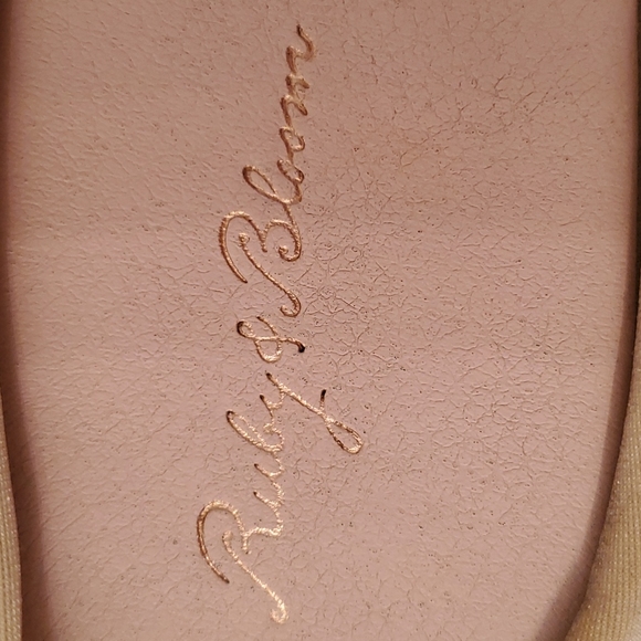 Ruby & Bloom sparkly gold ballet Flats - Picture 11 of 12